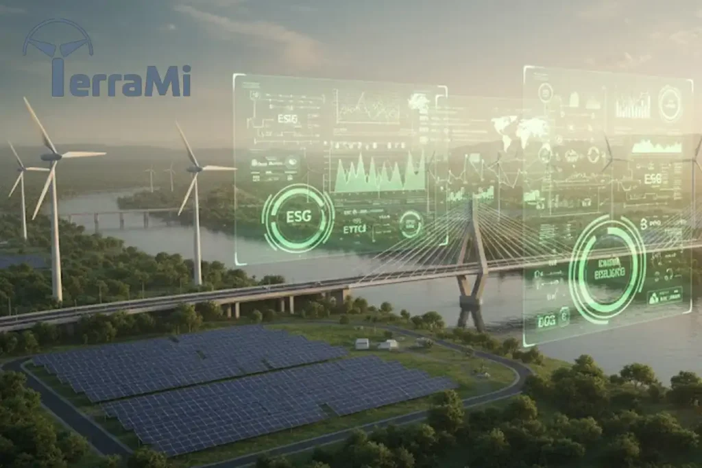 Sustainable infrastructure projects integrating ESG, resilience, and circular design