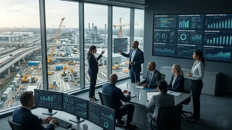 ESG Integration in Infrastructure Projects guiding governance, risk management, resilience, and strategic infrastructure decision-making.