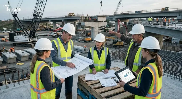 Infrastructure professionals evaluating engineering, ESG, and asset management challenges affecting circular construction implementation on a major infrastructure project.
