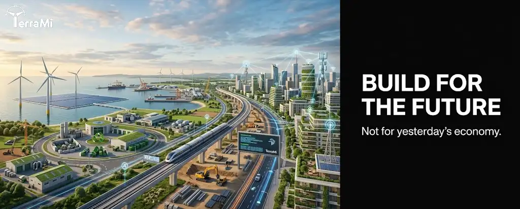 Editorial banner representing future-ready infrastructure in developing nations