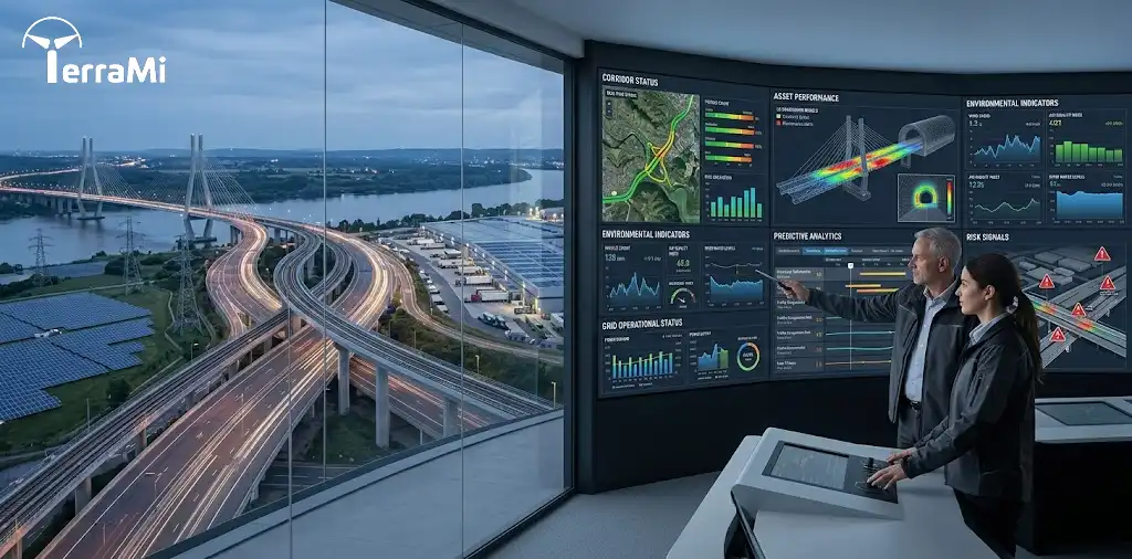 Engineers using integrated infrastructure data to support predictive decisions