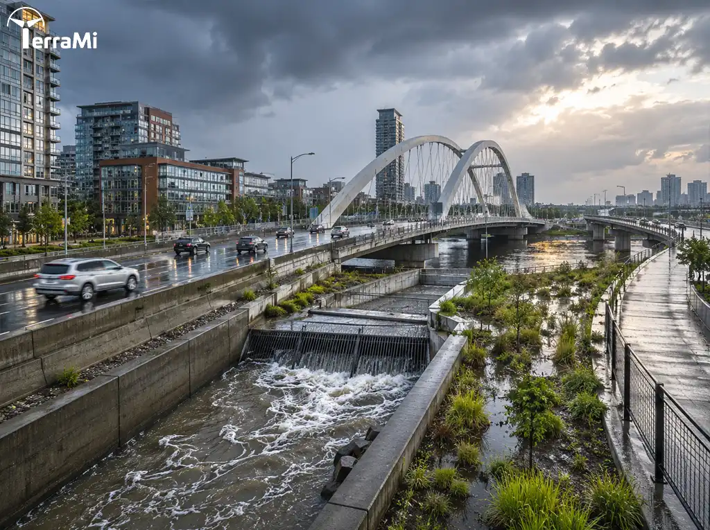 Infrastructure design responding to climate volatility and changing environmental conditions