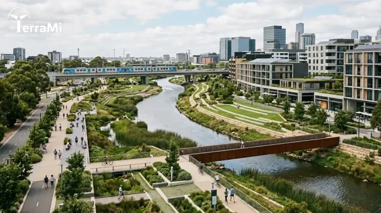 Adaptive infrastructure integrating resilient urban systems for changing environmental conditions